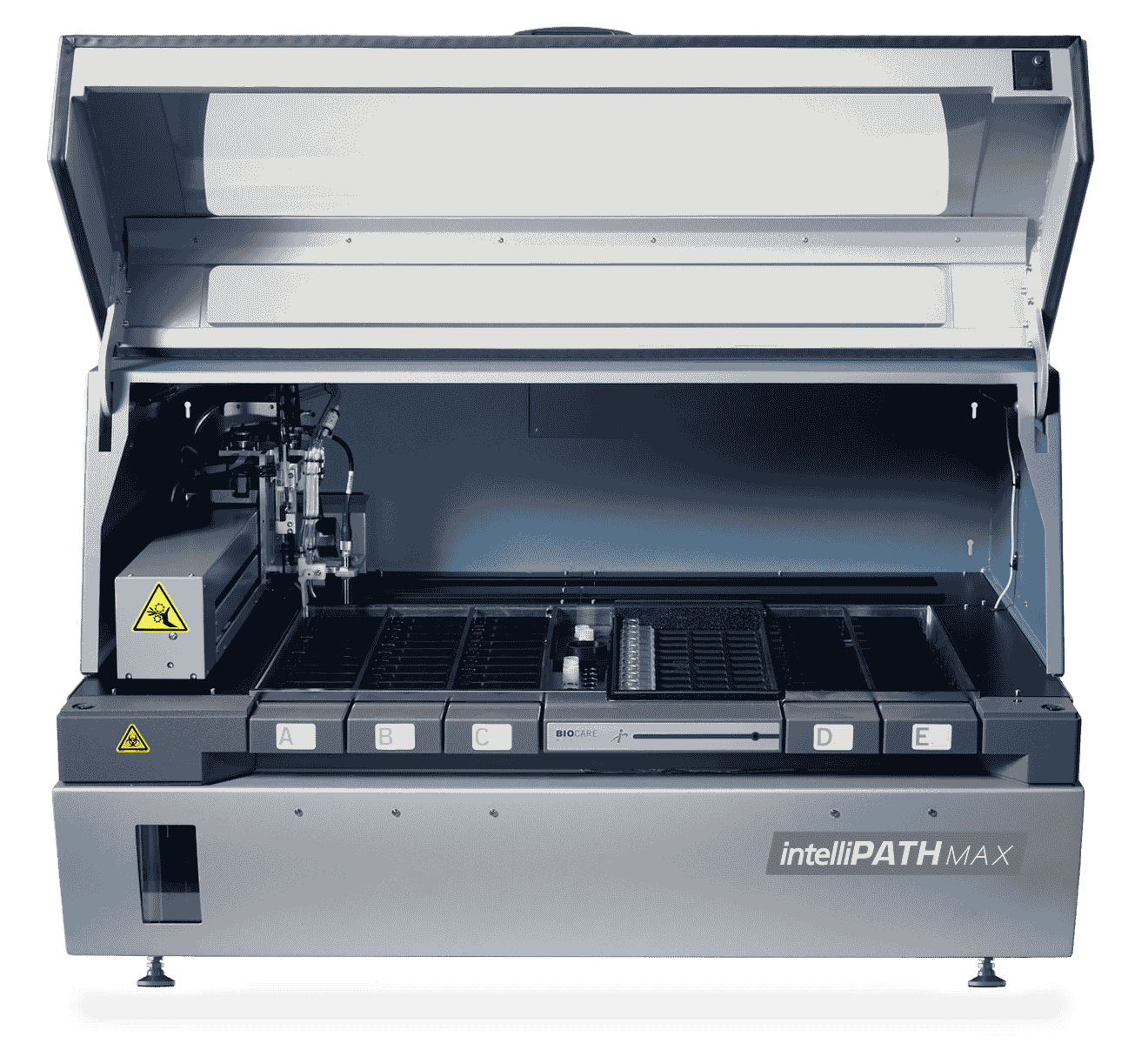 intelliPATH MAX is an automated double wide slide stainer for laboratories